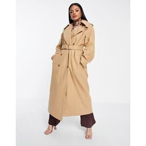 ASYOU Brushed Coat With Pu Inner Jacket - US 4